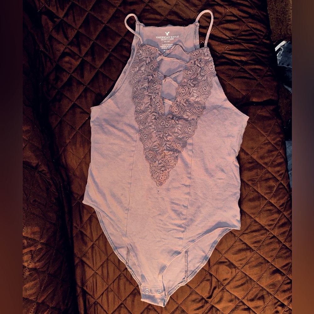 American Eagle Lace Front Bodysuit